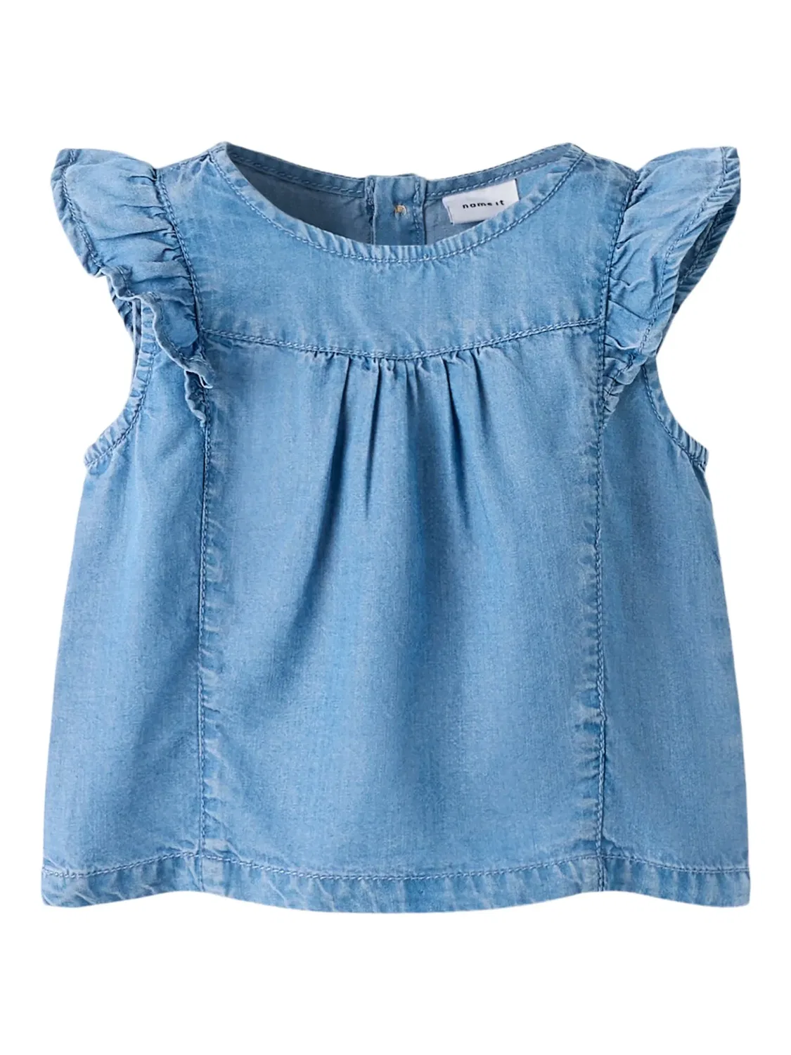 Топ джинсовый Name it, medium blue denim