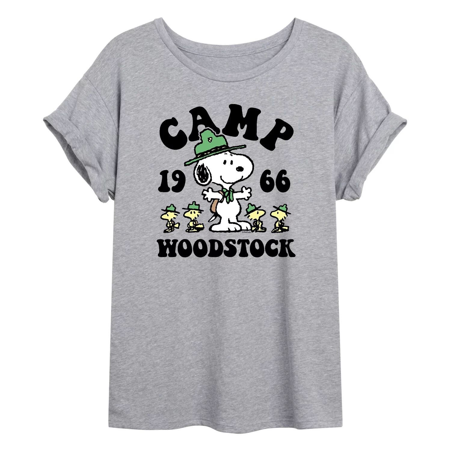 

Большая футболка с рисунком Juniors' Peanuts Camp 1966 г. Licensed Character