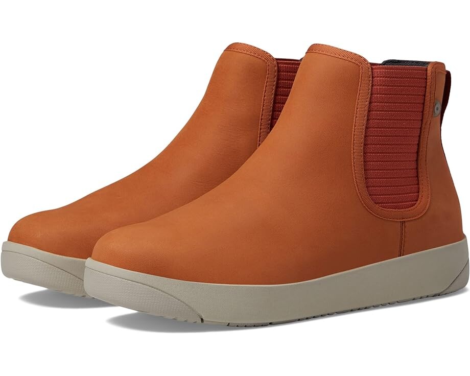 

Ботинки Bogs Kicker Chelsea Leather, цвет Burnt Orange