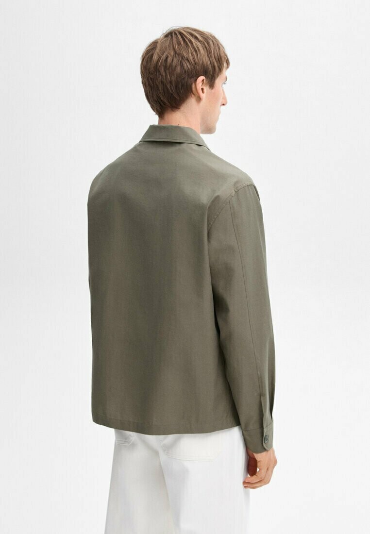 

Рубашка Massimo Dutti, хаки