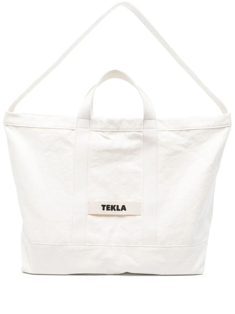 

Пляжная сумка с вышитым логотипом TEKLA, белый