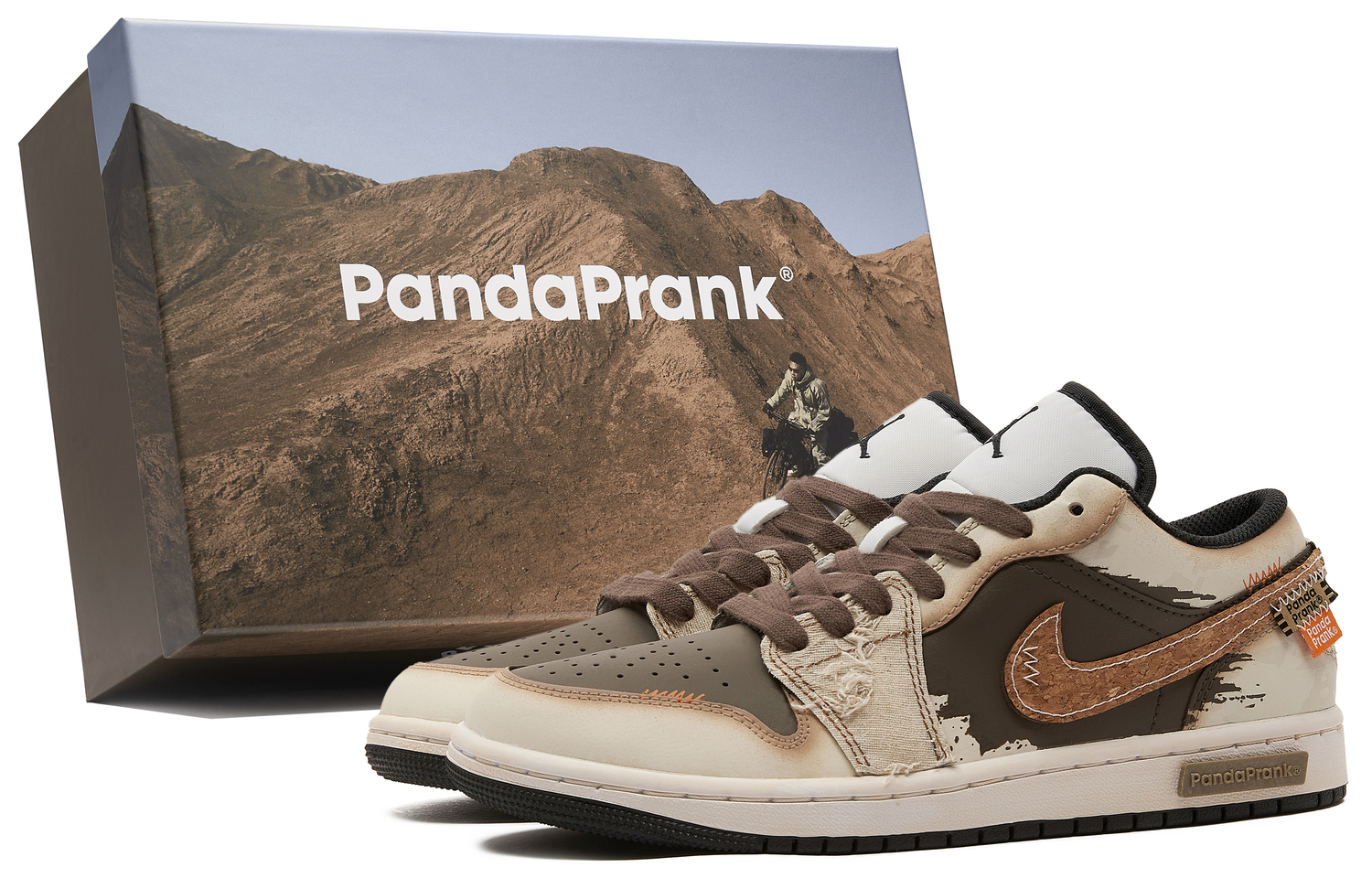 

Винтажные баскетбольные кроссовки Air 1 мужские низкие Umber Black Jordan