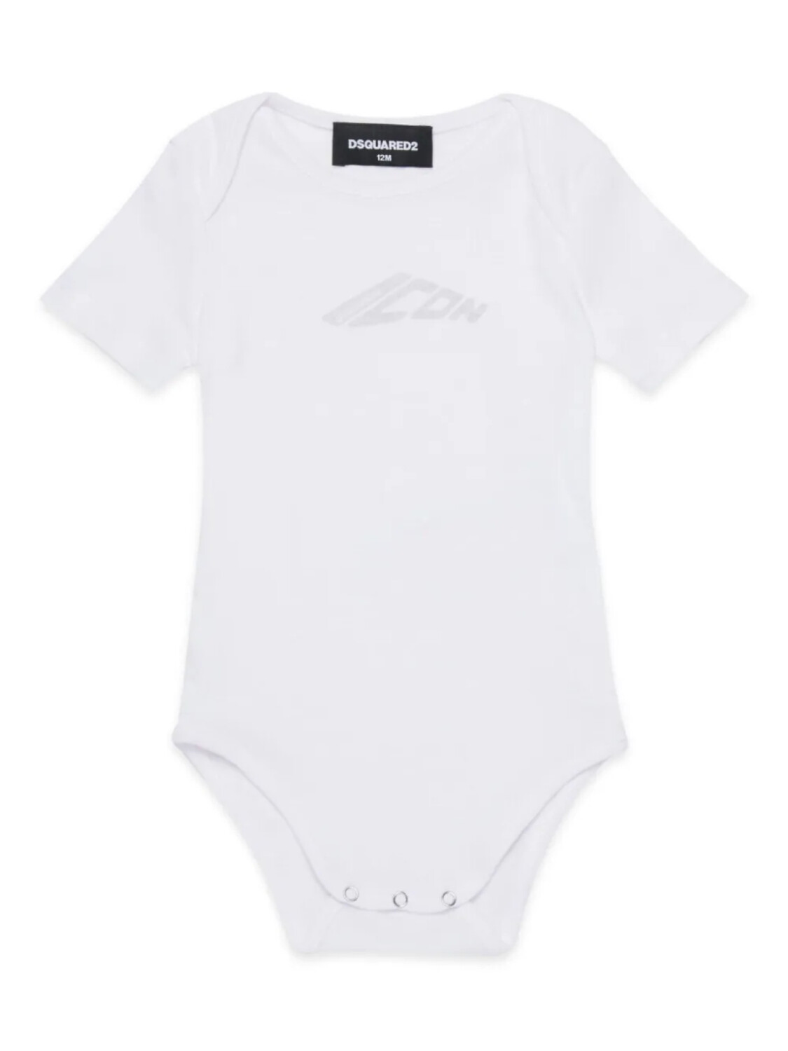 

Боди из хлопка с принтом DSQUARED2 KIDS, белый