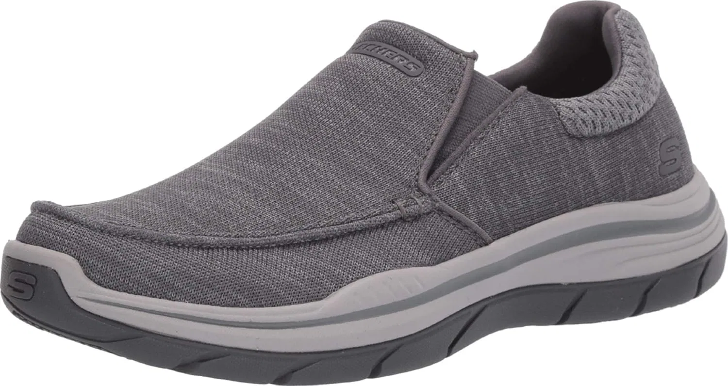 Лоферы мужские Skechers, серый