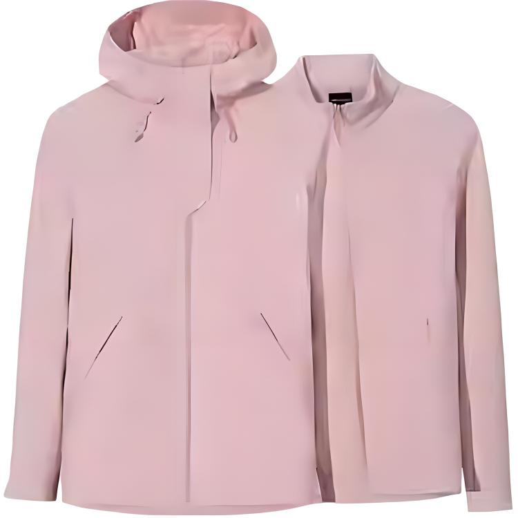 

ANTA Дышащая ветровка Женская матовая таро розовая, Ice Taro Pink