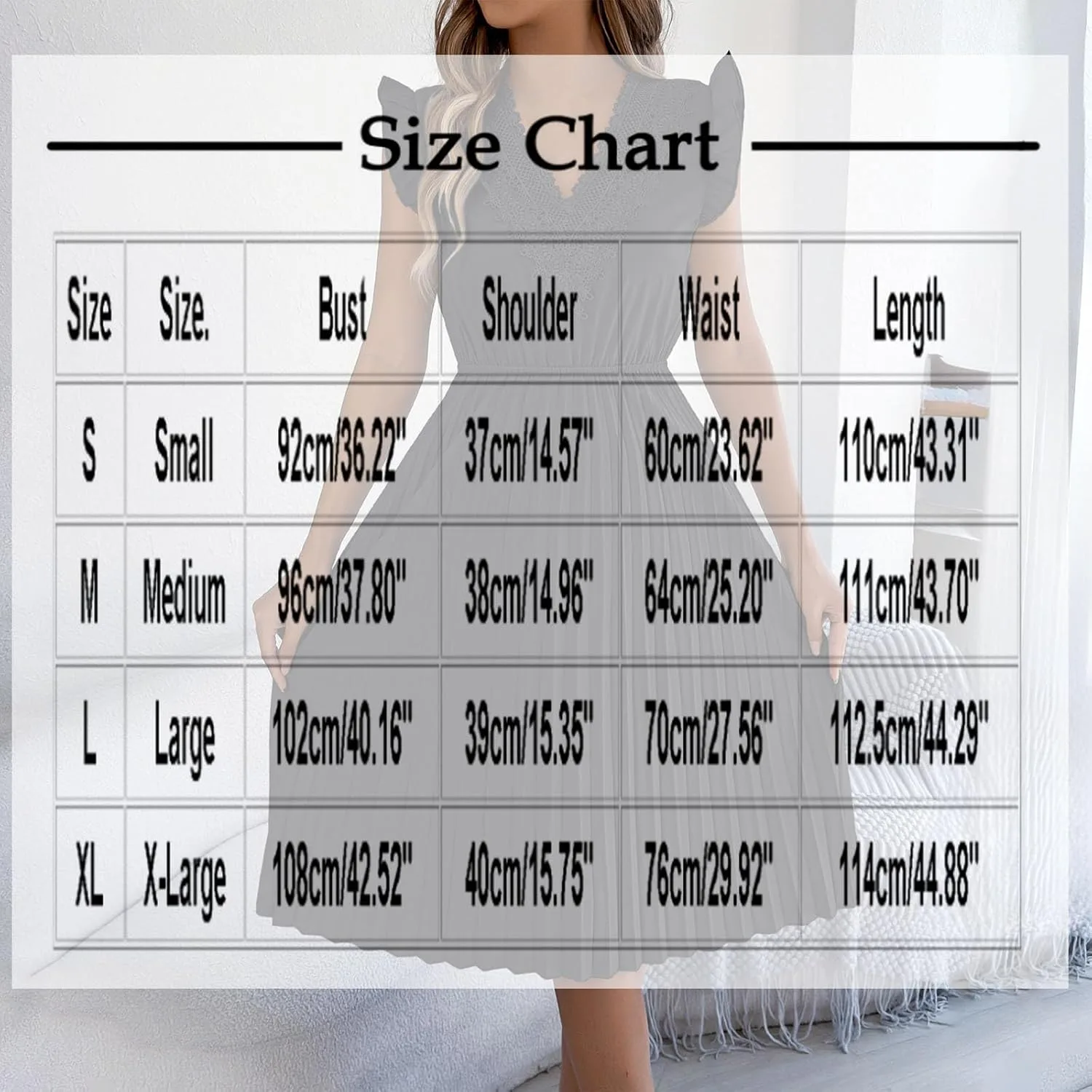 Женское платье с V-образным вырезом, элегантное, с оборками на рукавах, однотонное, полуформальное, в стиле бохо, для пляжа и отдыха, летнее платье Generic, зеленый — фото 4