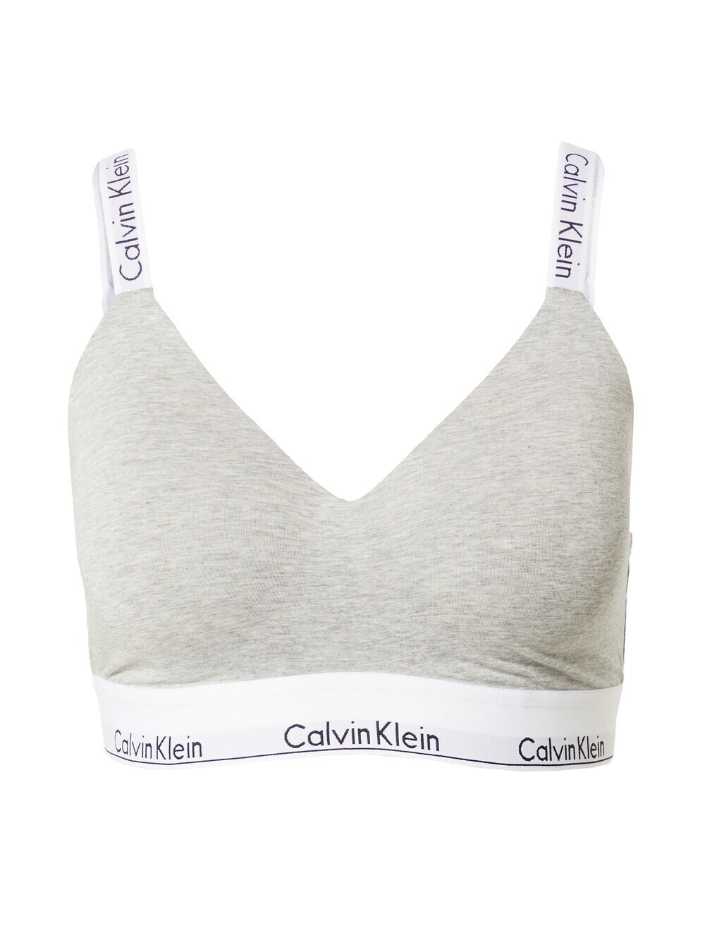 

Бюстгальтер без косточек Calvin Klein, пестрый серый