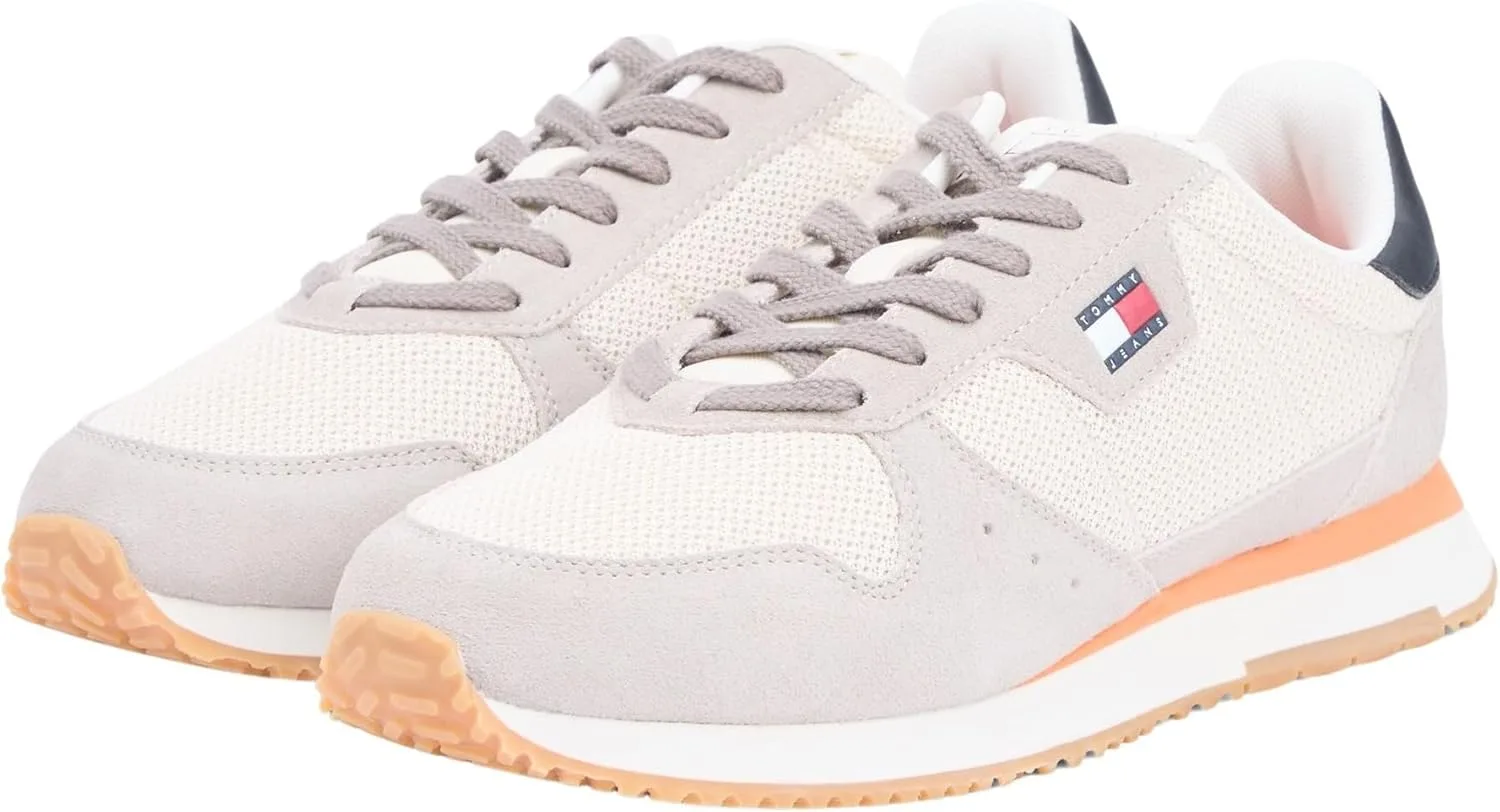 Мужские низкие кроссовки Tommy Jeans TJM Eva Runner Leather Em0em01690, бежевый — фото 3