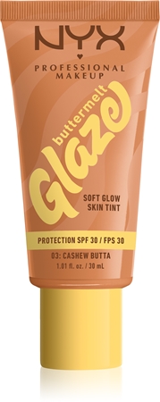 

Осветляющая и тонизирующая жидкость spf 30 NYX Professional Makeup Buttermelt Glaze, 03 Cashew Butta 30 ml