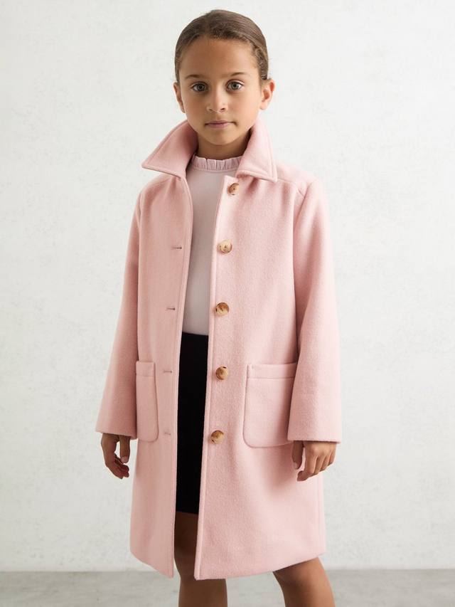 

Детское пальто Mabli из шерстяной смеси Reiss, Pink