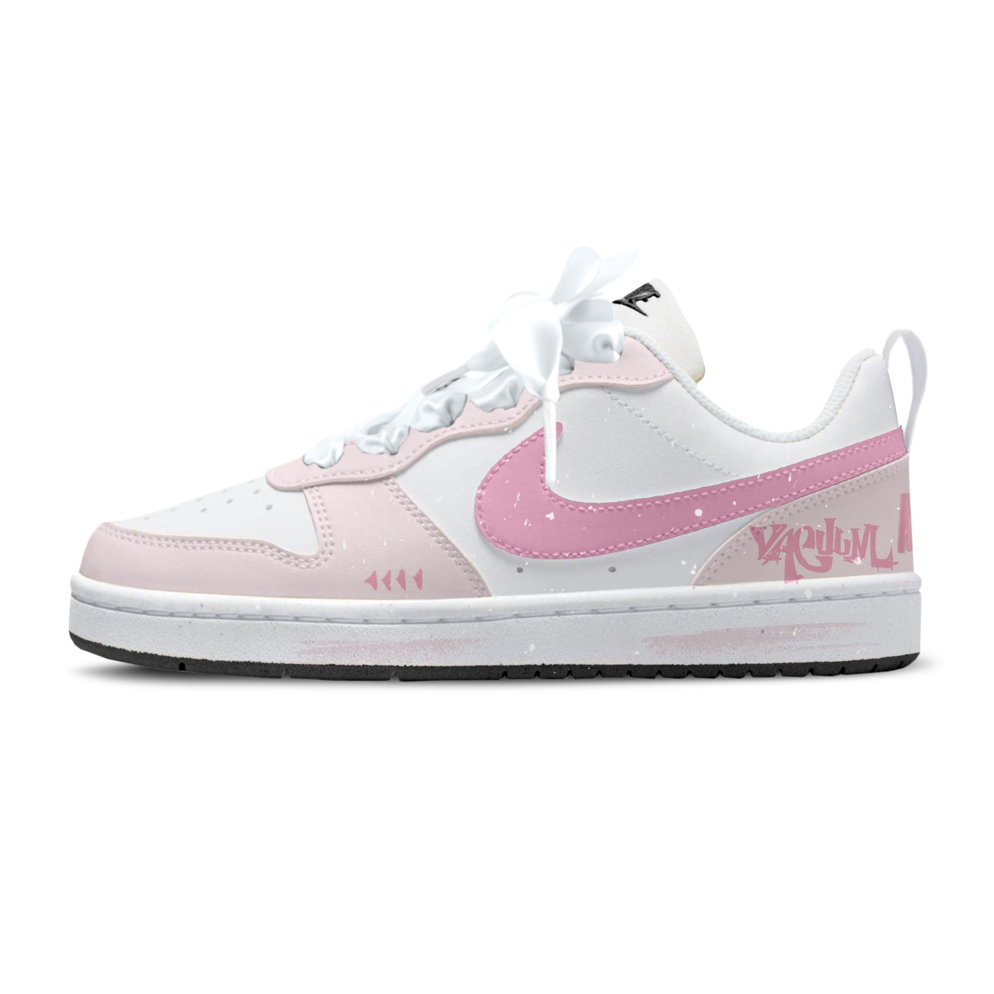 

Nike Низкие детские кроссовки для скейтбординга Court Borough Sweetheart's Honeydews для белых подростков