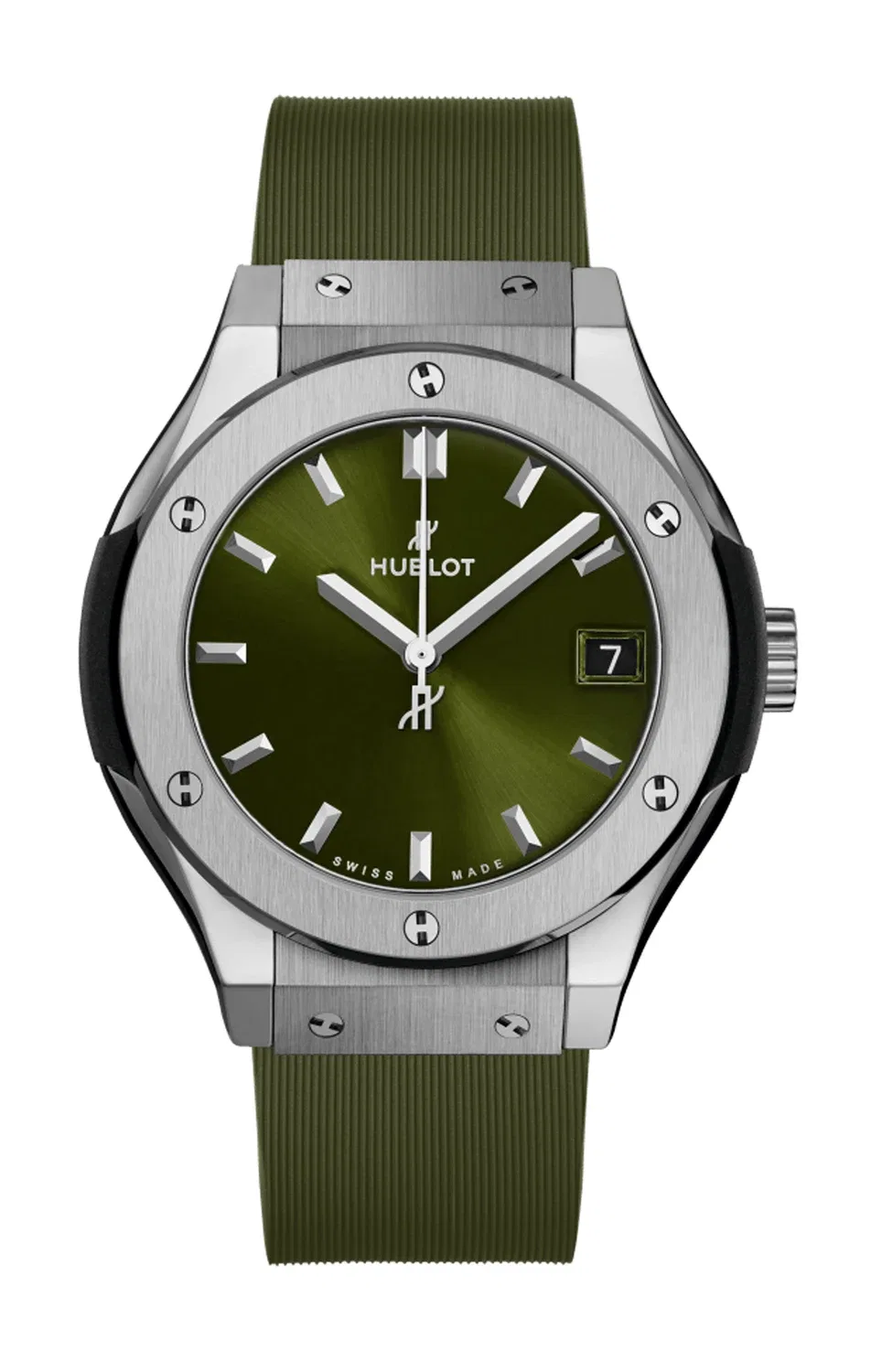 Классик Фьюжн Титаниум Грин 33 мм - 581.NX.8970.RX HUBLOT, черный