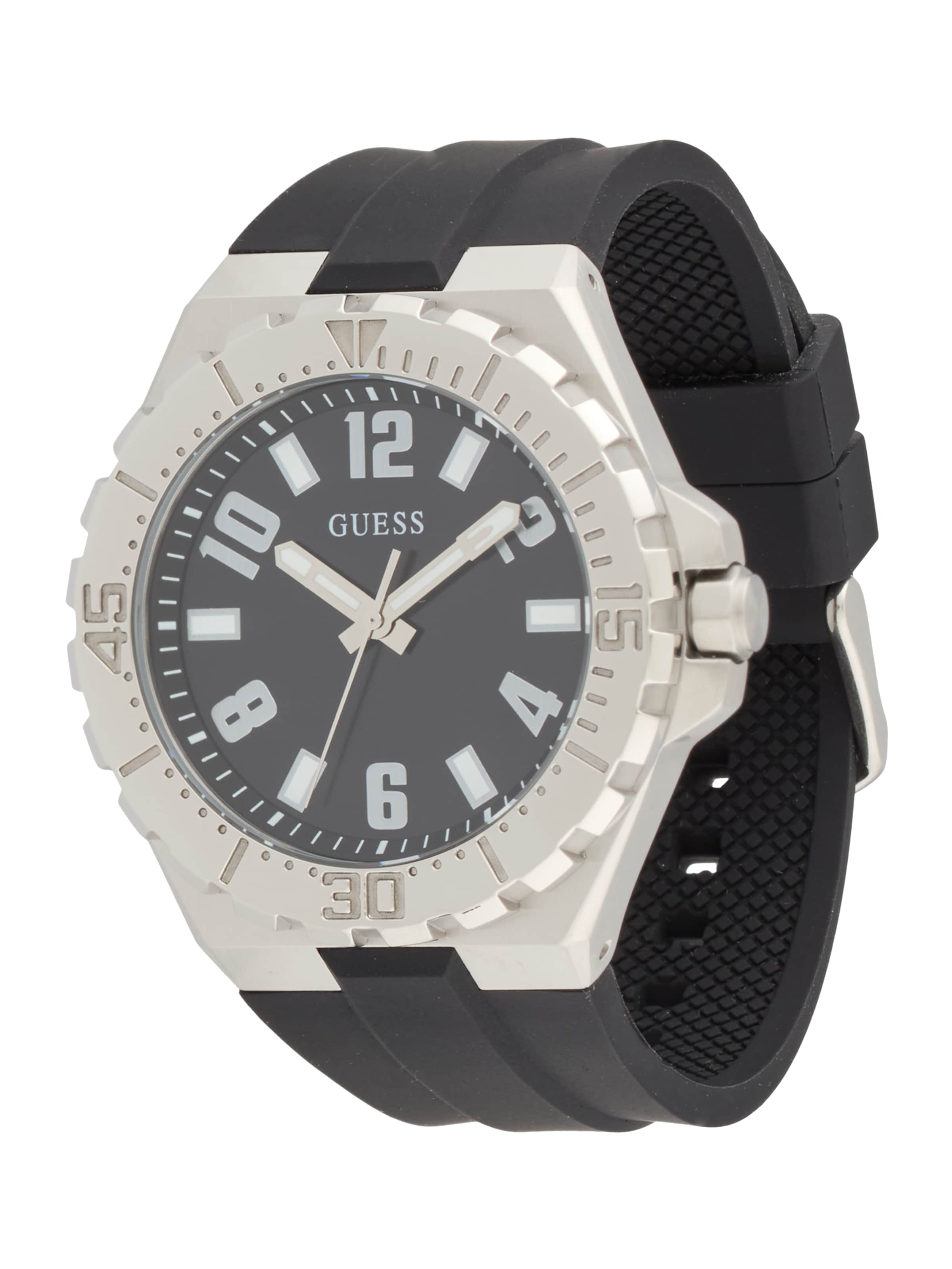 

GUESS Часы аналоговые 'CAMPUS' в черном цвете