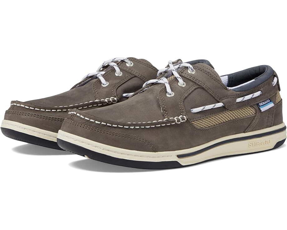 

Туфли Sebago Triton Three Eyelets Nbk, цвет Slate/Taupe