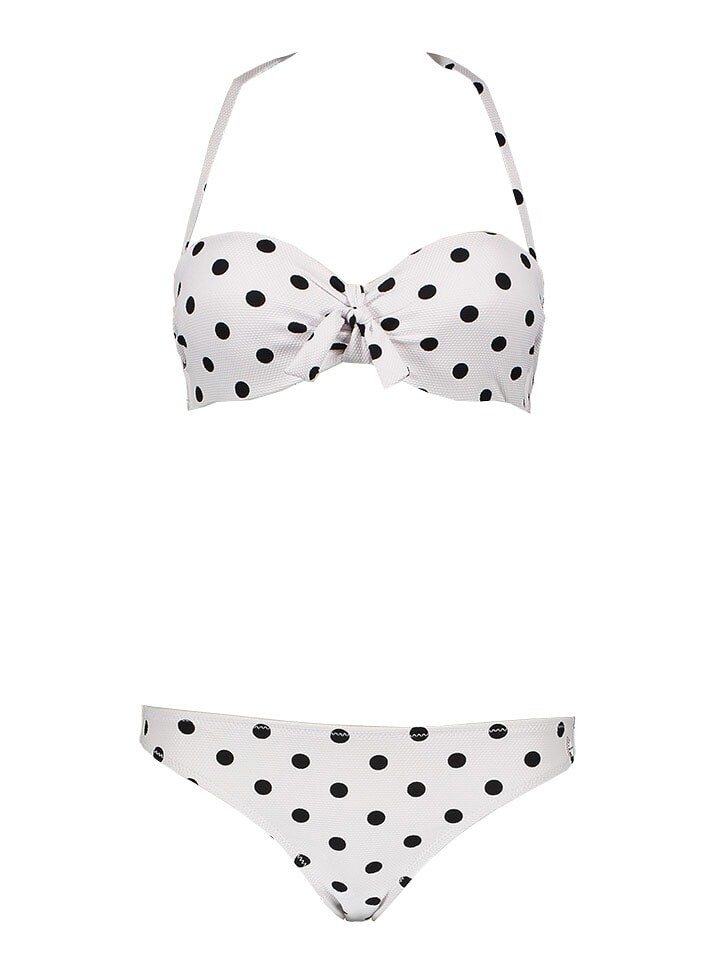 

Комплект бикини LASCANA, белый/черный