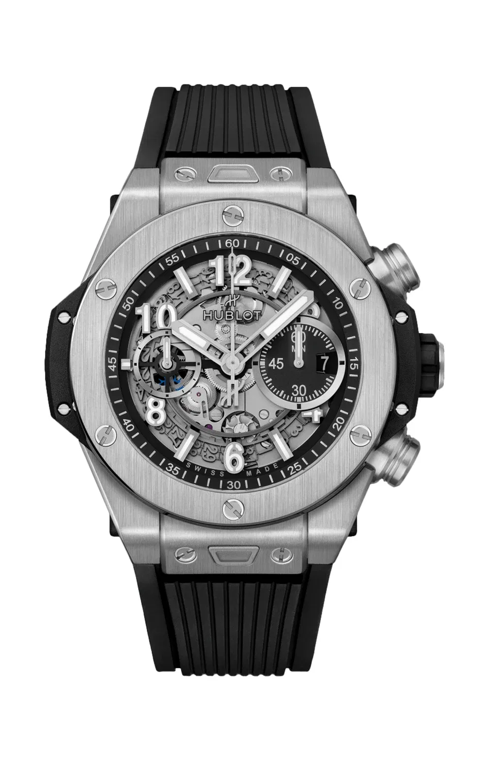 BIG BANG UNICO ТИТАН 44 ММ - 421.NX.1170.RX HUBLOT, серебряный