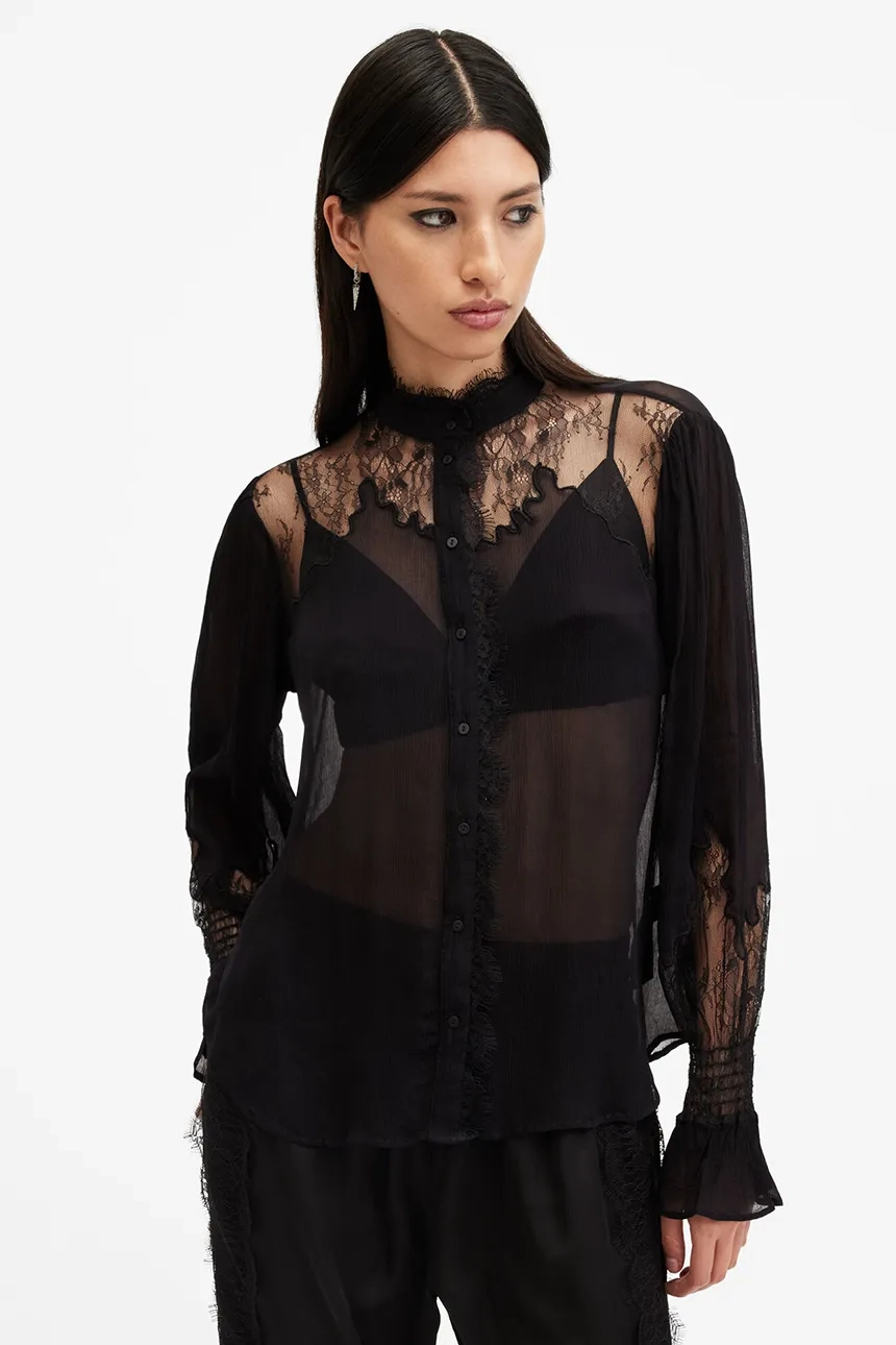 

РОРИ рубашка AllSaints, черный