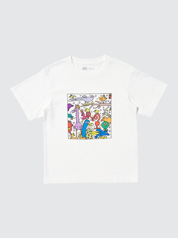 Футболка UT NY Pop Art (Keith Haring) Uniqlo, 00 white — фото 3