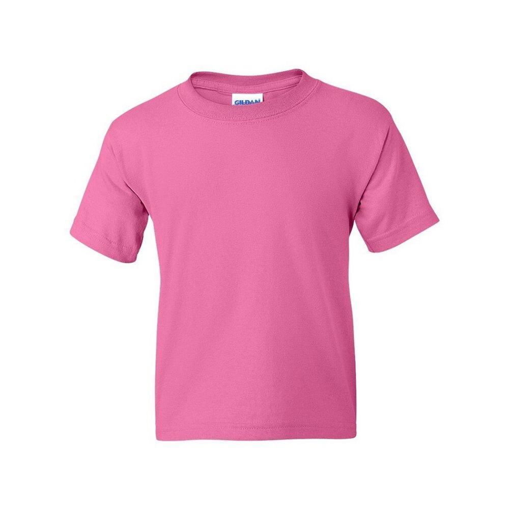 

Молодёжная футболка Gildan Dryblend, цвет Azalea