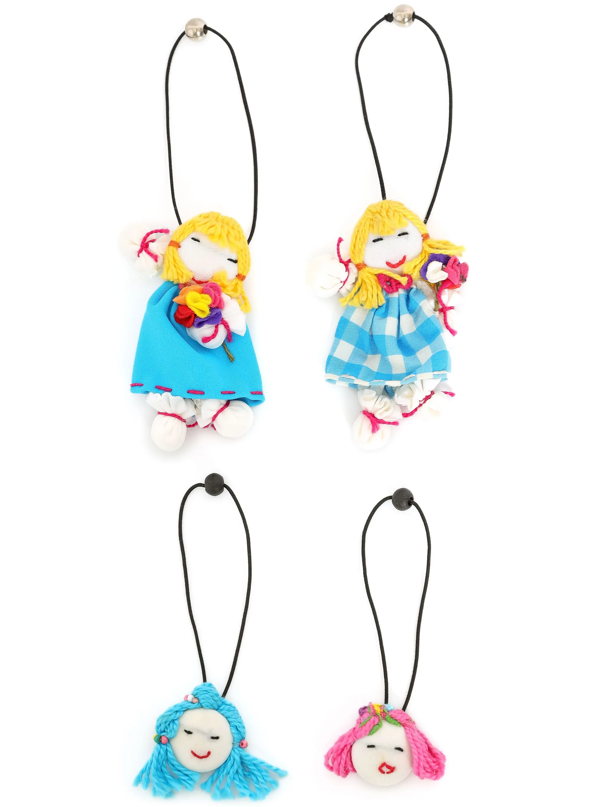 

Резинка для волос с аппликацией Amir Slama Bijoux, синий