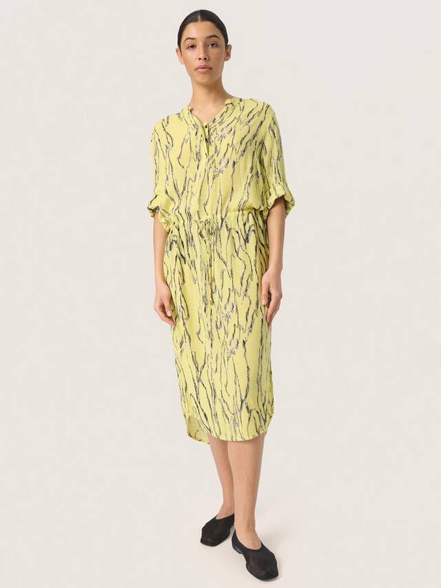 

Платье миди с принтом zaya endive traces Soaked In Luxury, цвет Yellow/Multi