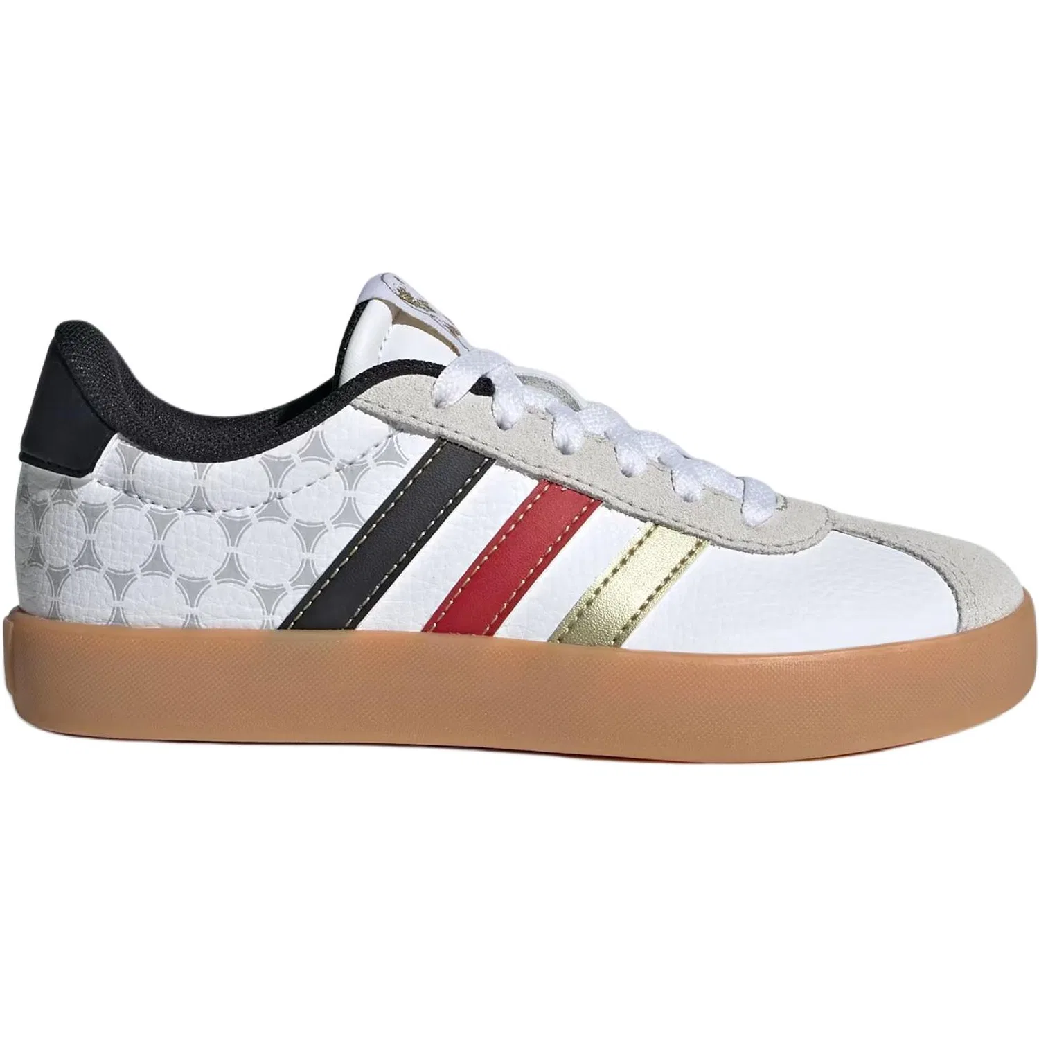 Кроссовки для скейтбординга VL COURT 3.0 Slip Resistant Low top Kids' Skateboarding Shoes White Kids' Adidas — фото 3