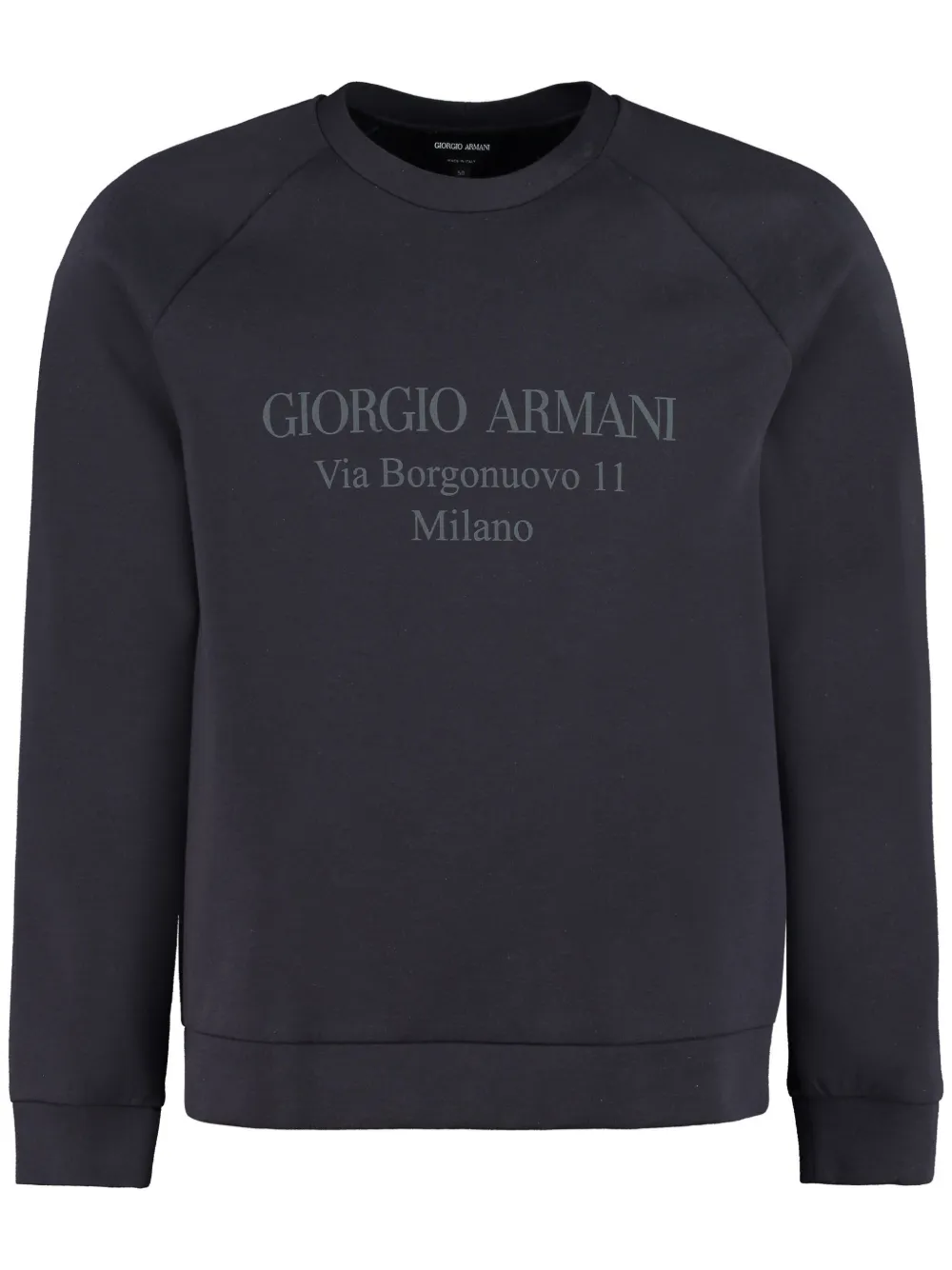 

Толстовка с логотипом GIORGIO ARMANI, синий
