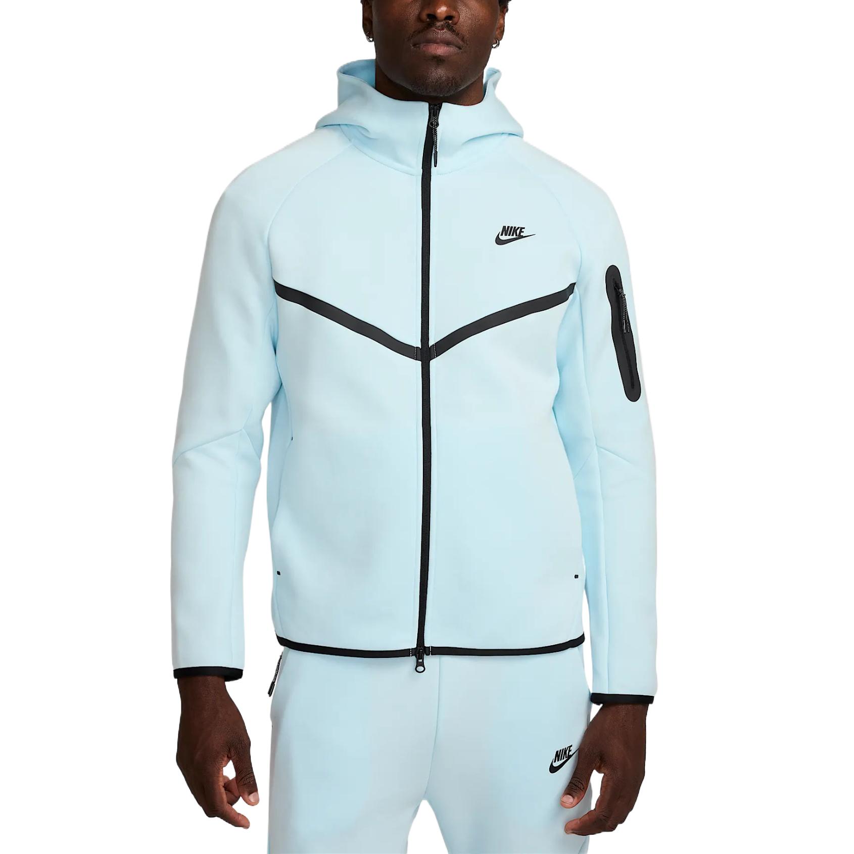 

Nike Спортивный худи с технологичной флисовой тканью, Glacier Blue/Black