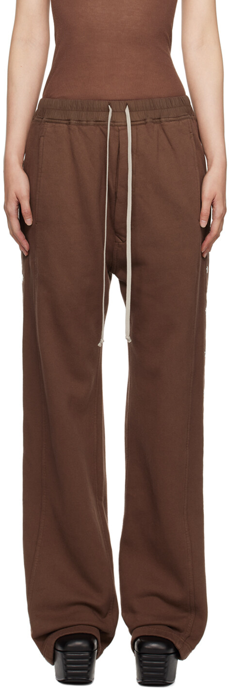 

Коричневые брюки Porterville Pusher Lounge Rick Owens DRKSHDW