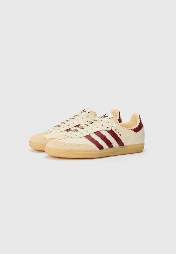 Кроссовки унисекс samba og Adidas Originals, White/Shadow Red/Gum — фото 4