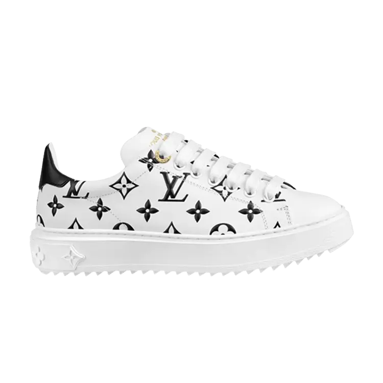 

Кроссовки Louis Vuitton Wmns Time Out Sneaker White Black Monogram, белый