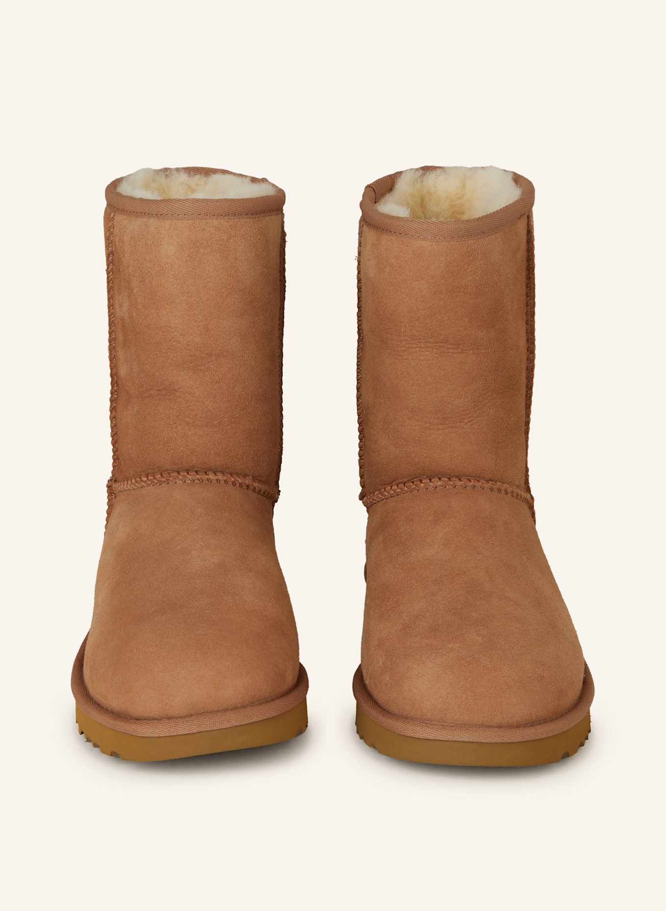 Сапоги классические короткие UGG, коричневый — фото 3