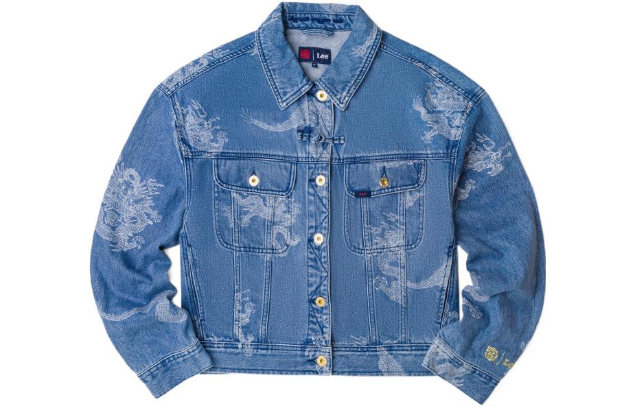 

Lee Джинсовая куртка женская средняя синяя, Medium Blue