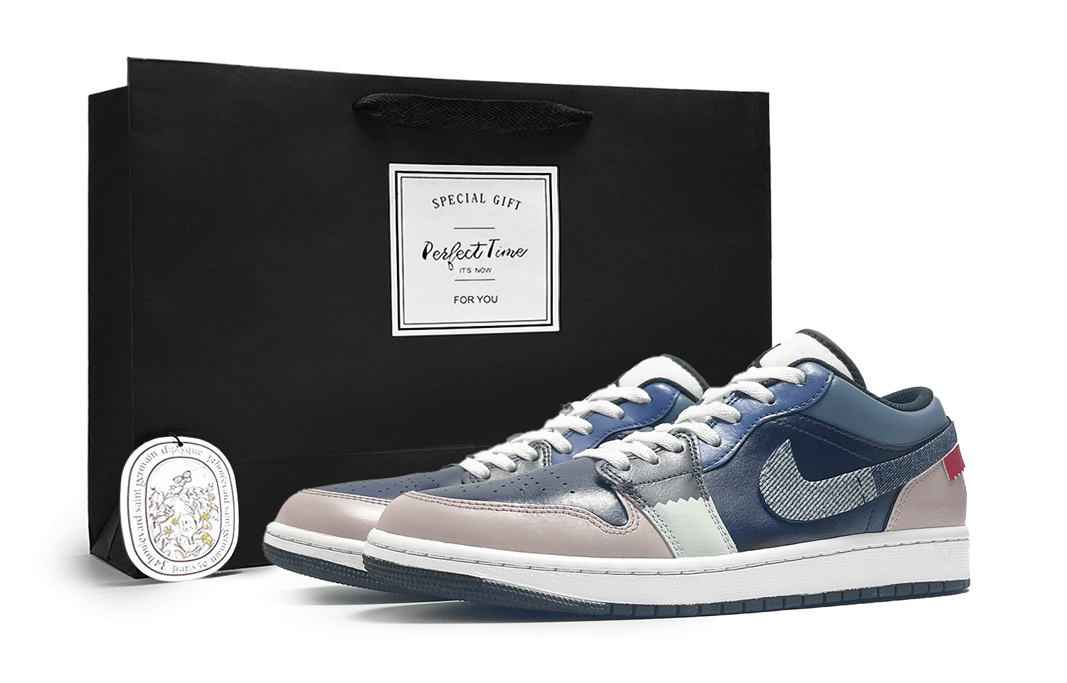 

Баскетбольные кроссовки Air 1 Vintage, низкие, серые, мужские Jordan, Gray Blue