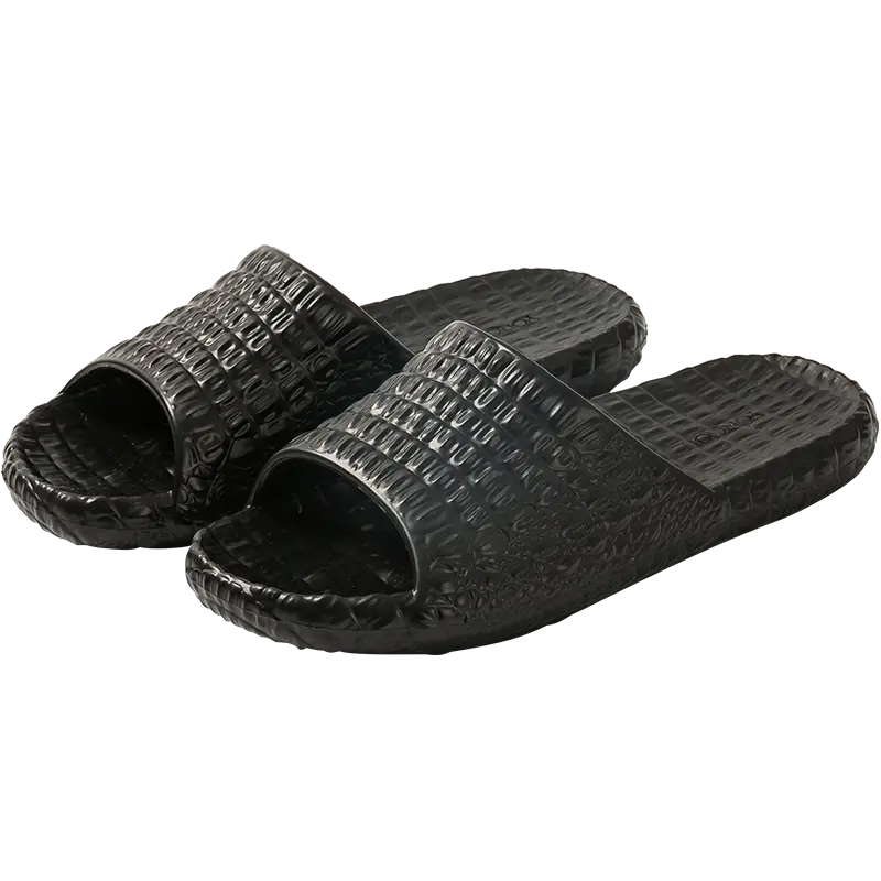 

Far port Скользостойкие износостойкие шлепанцы унисекс черные, цвет Black