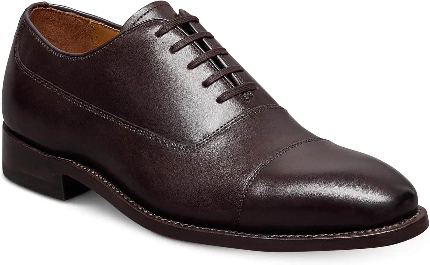 Оксфорды Allen Edmonds, из каштановой кожи