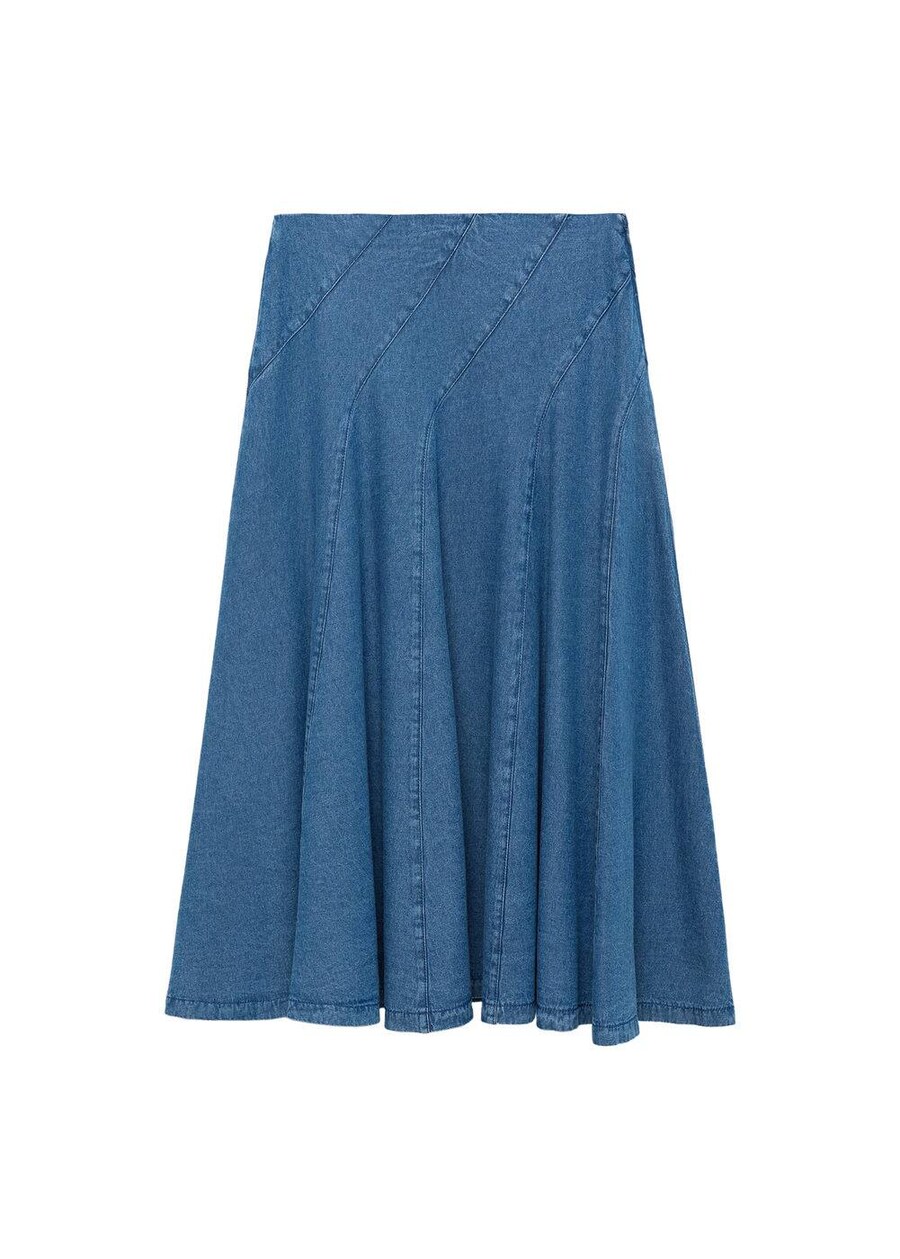 

Миди юбка MANGO Ziga-h, Cobalt blue