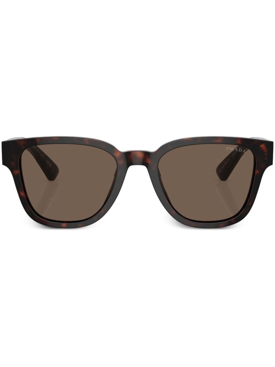 

Prada Eyewear солнцезащитные очки черепаховой расцветки, зеленый