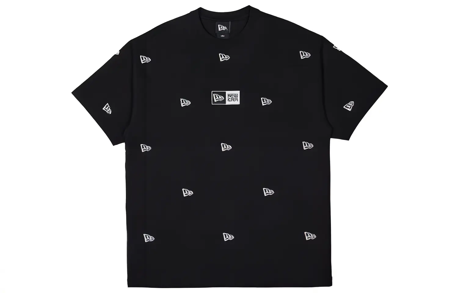 

New Era Футболка унисекс черная, Черный, New Era Футболка унисекс черная