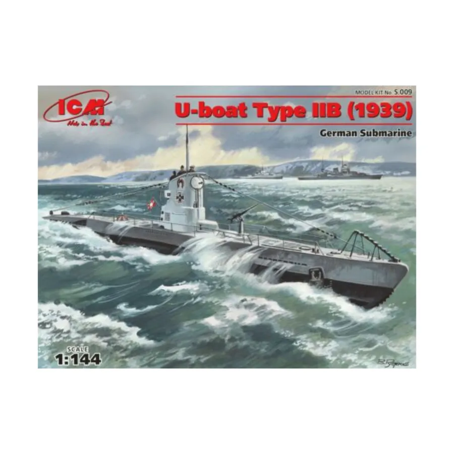 

Подводная лодка Тип IIB (1939 г.), Models 1/144 Scale (ICM)