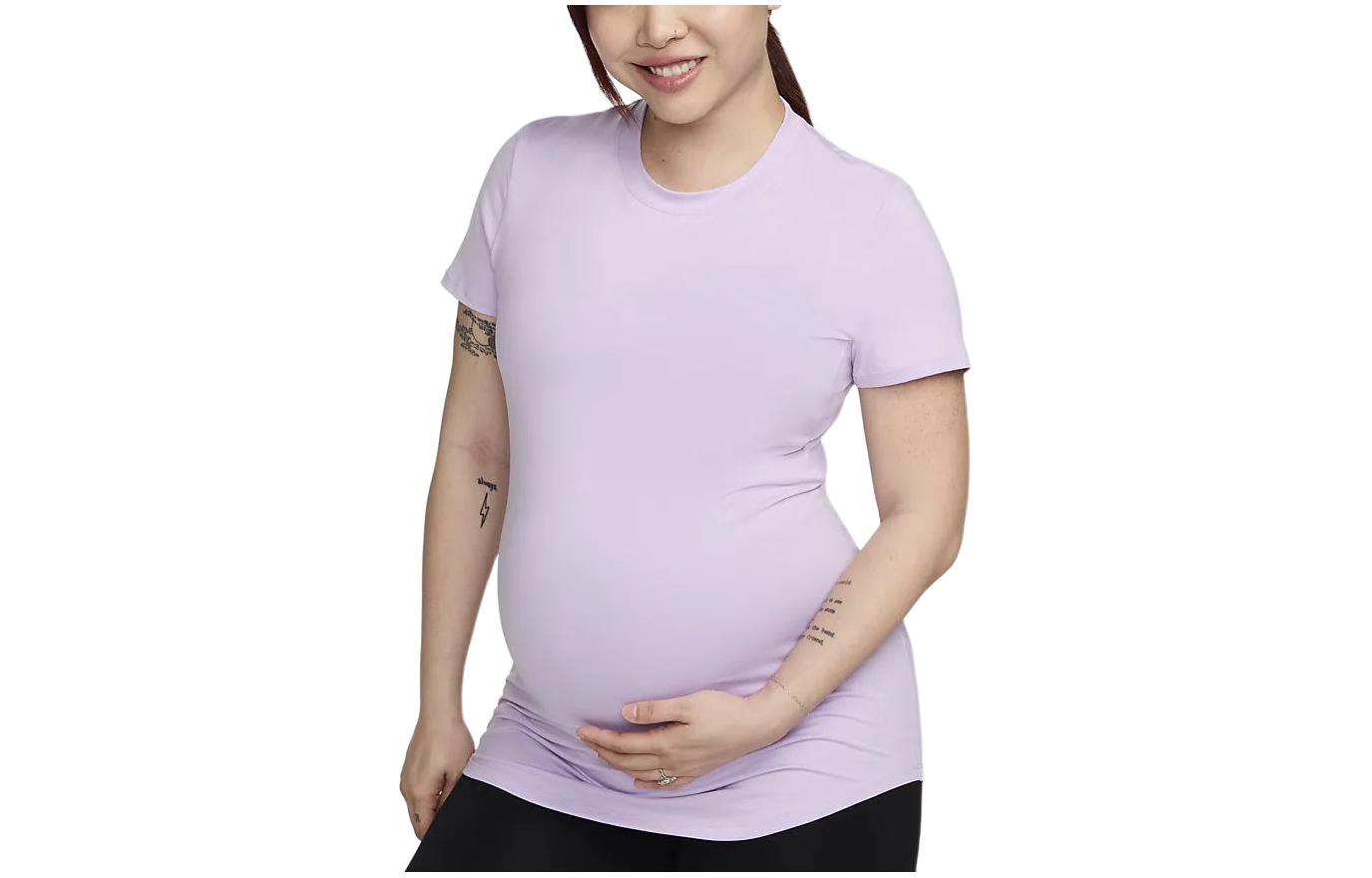 

Nike Женская футболка Dri Fit, сиренево-красная