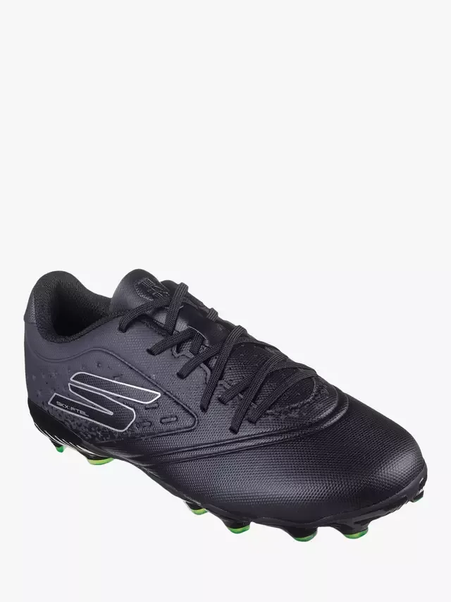 Детские футбольные бутсы Razor 15, черно-серебристые Skechers — фото 2