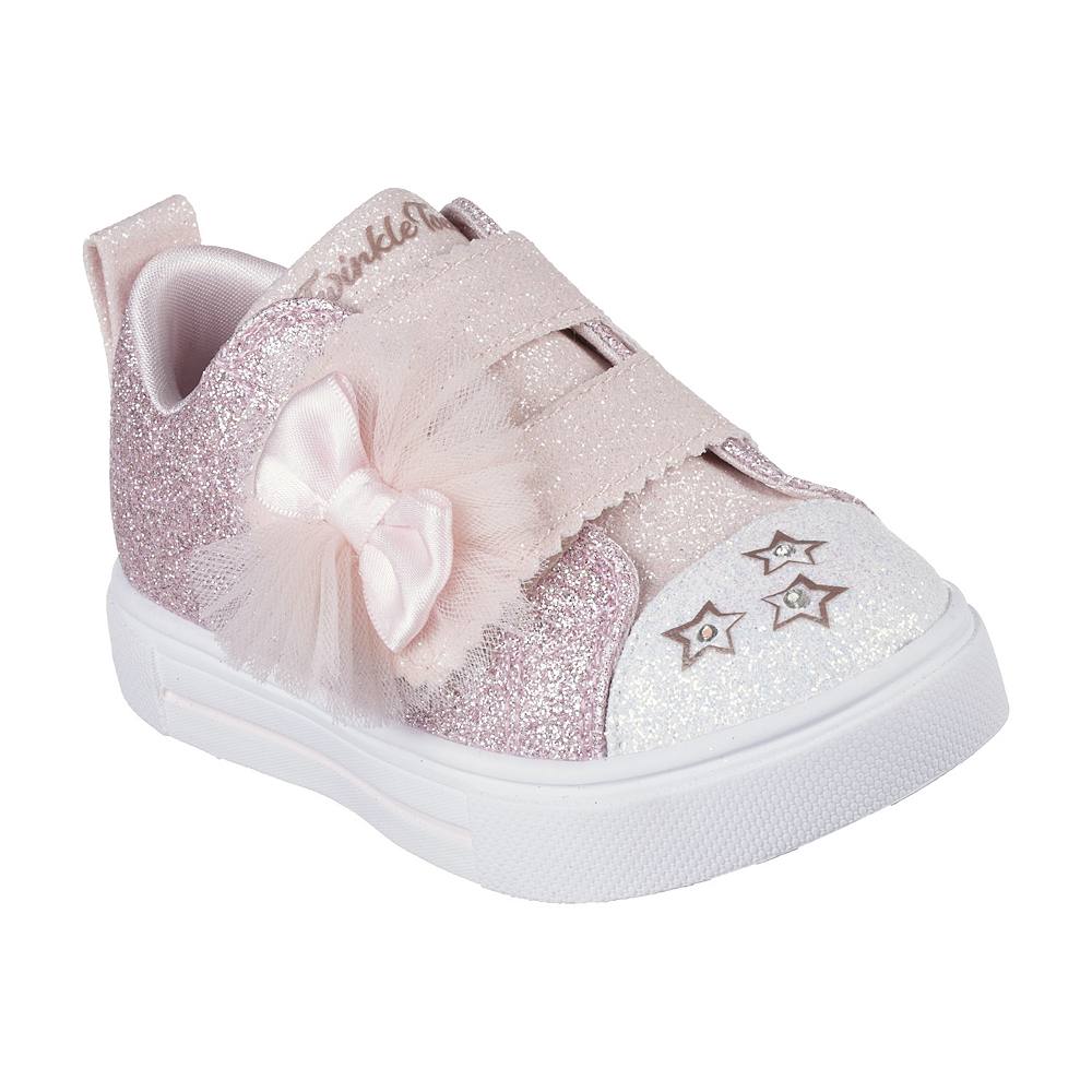 

Skechers Twinkle Toes: туфли с подсветкой для маленьких девочек Twinkle Sparks Glitter Gems, золотой