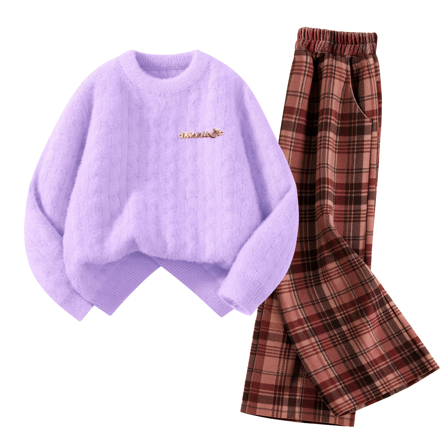 

Детская повседневная спортивная одежда Disney, фиолетовый