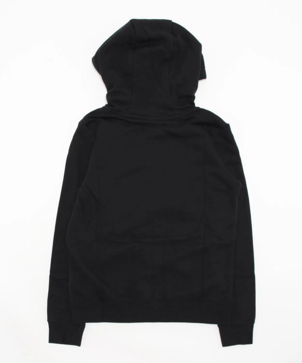 Толстовка Nike Club Fleece Full-Zip Hoodie, чёрная — фото 2