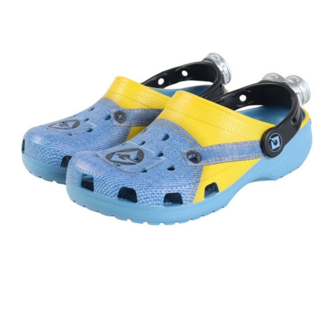 Тапочки (GS) Crocs X Me Classic Clog 'Blue Yellow' 209489-001, синий — фото 2