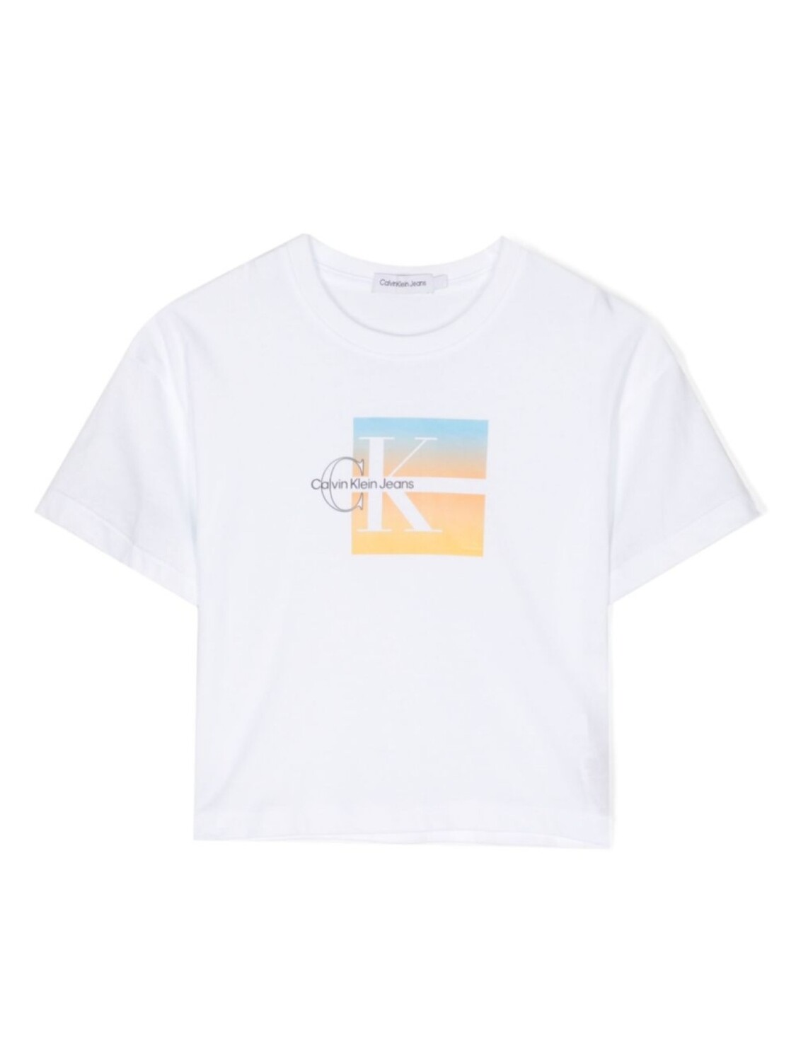 

Футболка с логотипом Calvin Klein Kids, белый