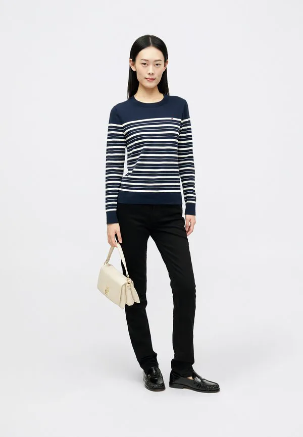 Узкие джинсы облегающего кроя Tommy Hilfiger, Black — фото 2