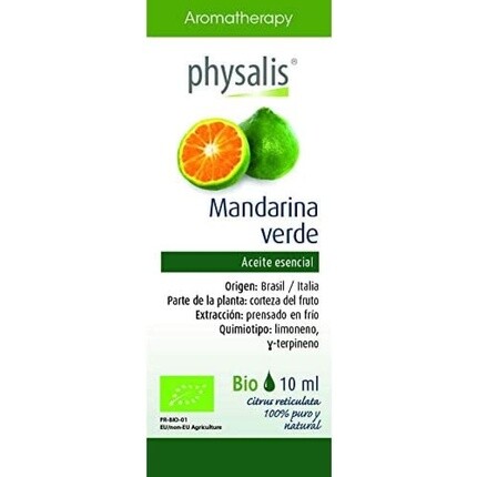 

Органическая эссенция зеленого мандарина 10 мл, Physalis