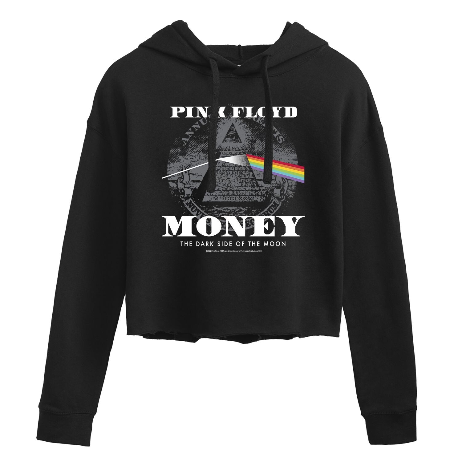 

Укороченная толстовка с рисунком Pink Floyd Money "Dark Side" для юниоров Licensed Character